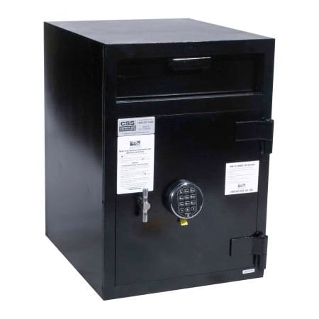 Fire King Security Products Cennox Mail Box Drop Safe MB2720ICHS2SG40 19"W x 22"D x 27"H Electronic Lock - 3.57 Cu. Ft. Black MB2720ICHS2SG40